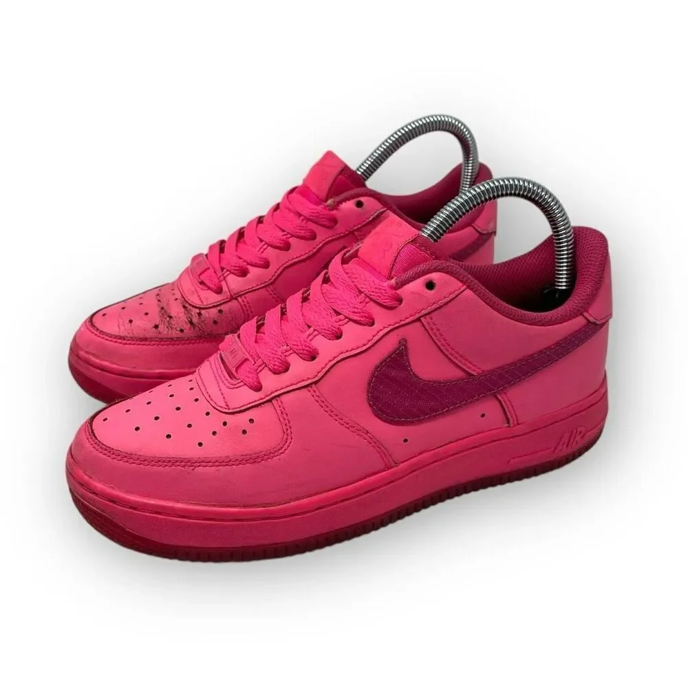 Nike Air Force 1 Gs Hyper Vivid Hot Pink Youth Size 5.5 or Women’s 7 314219-602